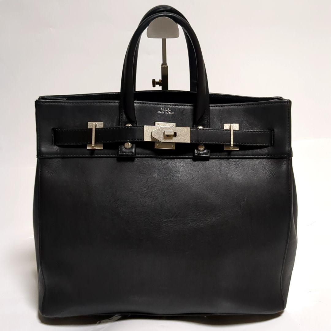 ✨美品✨M.U.L トートバッグ Stud Series Tote M ブラック