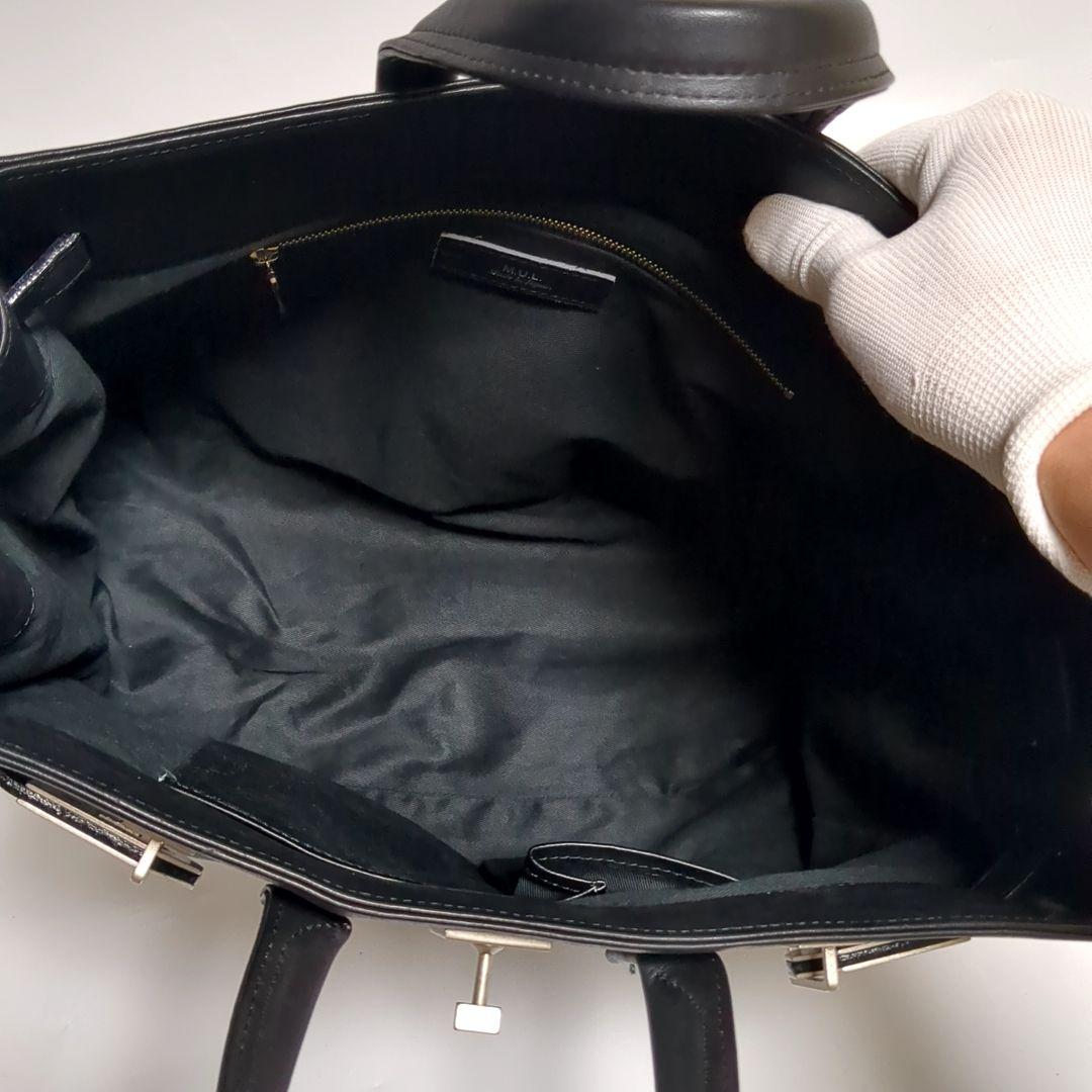 ✨美品✨M.U.L トートバッグ Stud Series Tote M ブラック