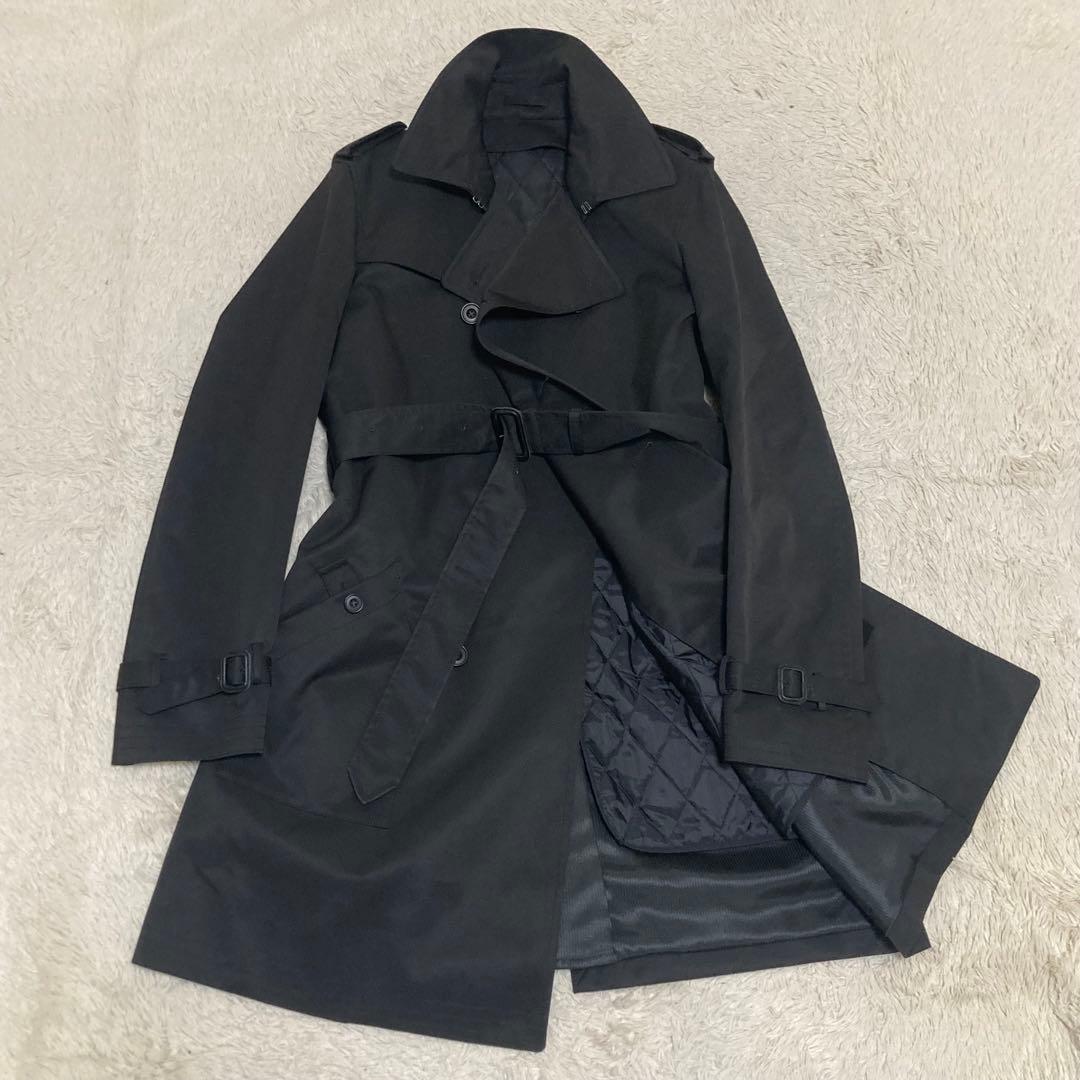 RING JACKET【2WAY】50 XL ブラック ライナー トレンチコート