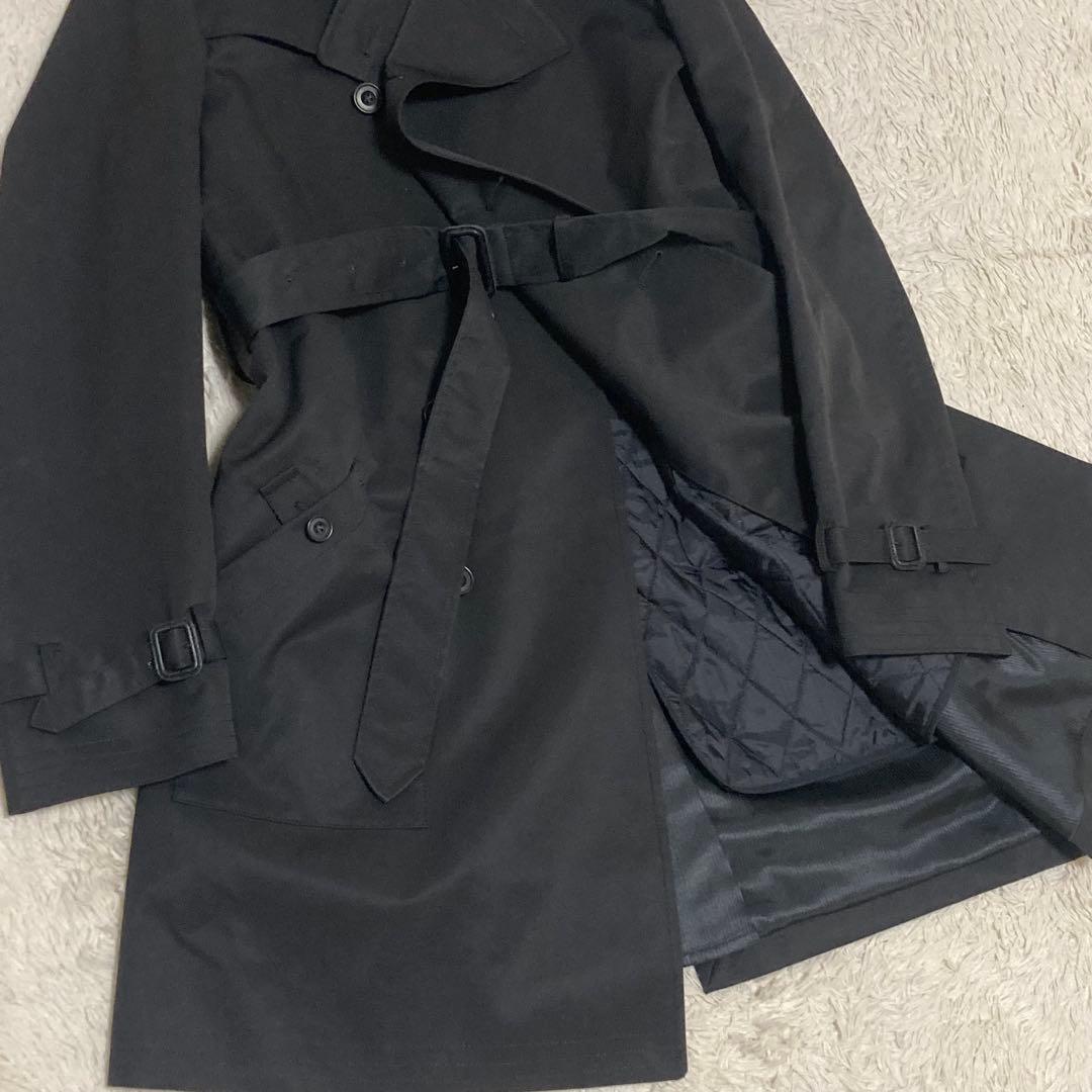 RING JACKET【2WAY】50 XL ブラック ライナー トレンチコート
