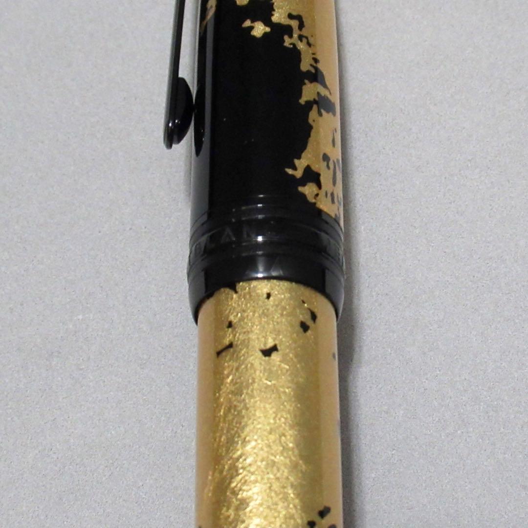 モンブラン ローラーボール 162 ソリテール カリグラフィー ゴールドリーフ