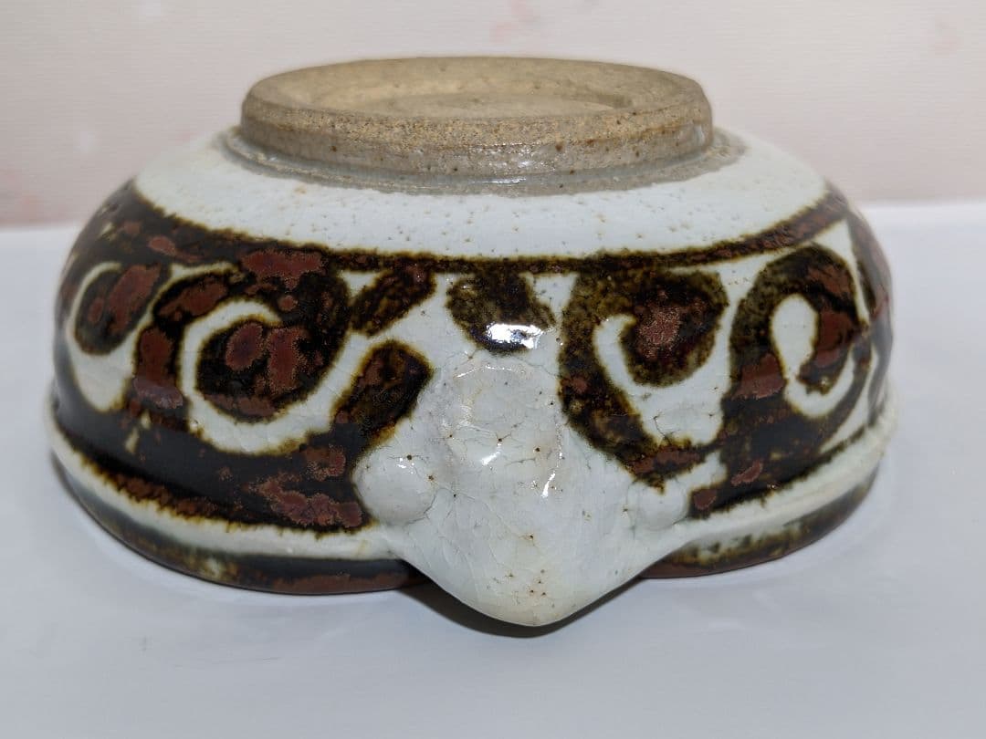 ♦京焼 五代 清水六兵衛 鉄絵 酒器 片口 小鉢 盛り鉢 花器 茶道具 骨董品