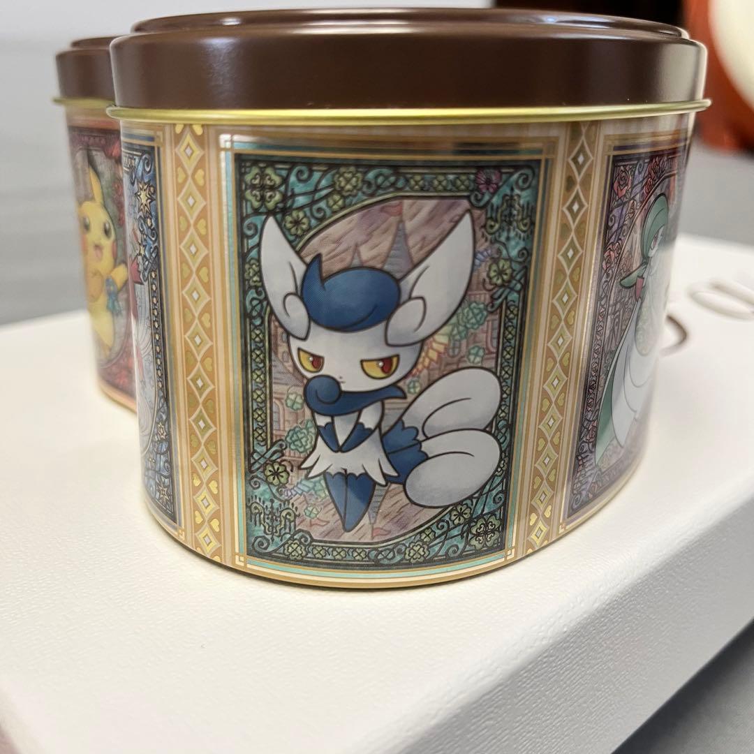 ポケモン　ピカチュウ　ハート型　缶ケース　可愛い　お菓子の缶　空き缶　缶のみ