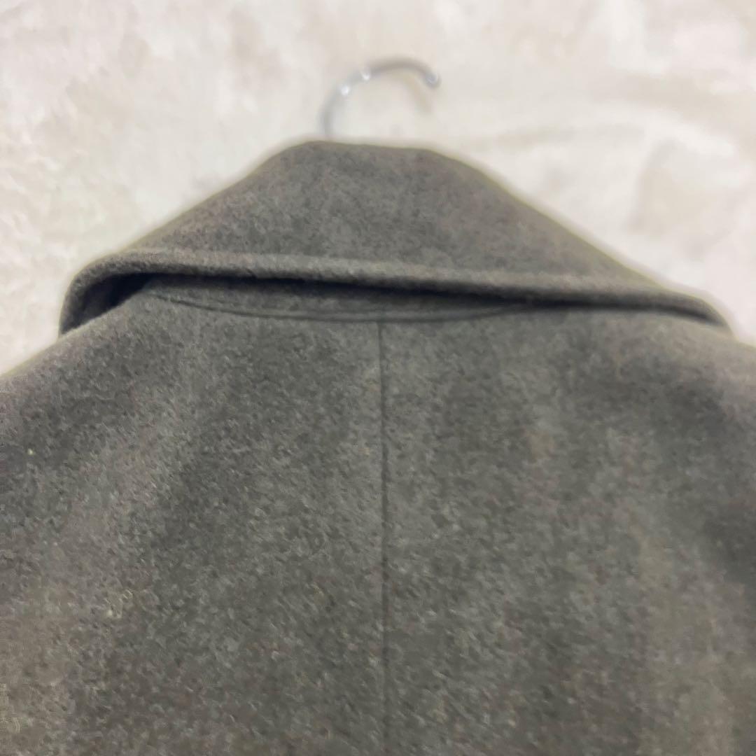 美品✨上野屋 uenoya ウール トレンチコート ベルテッド 日本製 カーキ