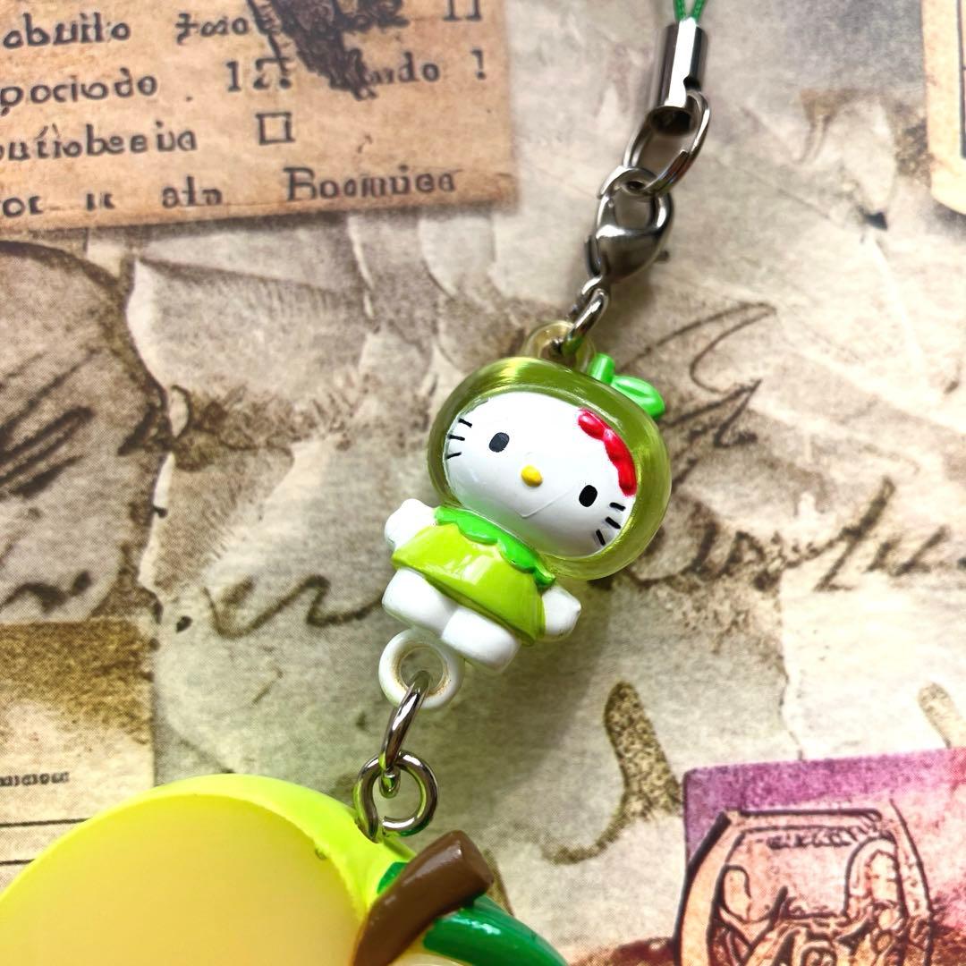 キティ ストラップ フルーツバージョン りんご アップル 根付け ♡ 激レア