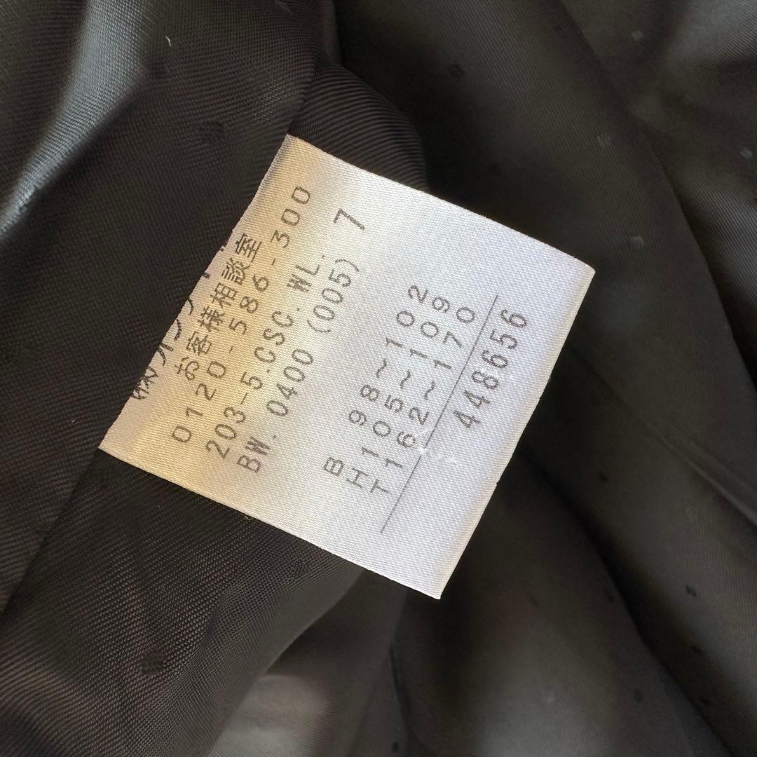 組曲　カシミヤ100%ロングコート　スタンドカラー　黒　ブラック　大きいサイズ