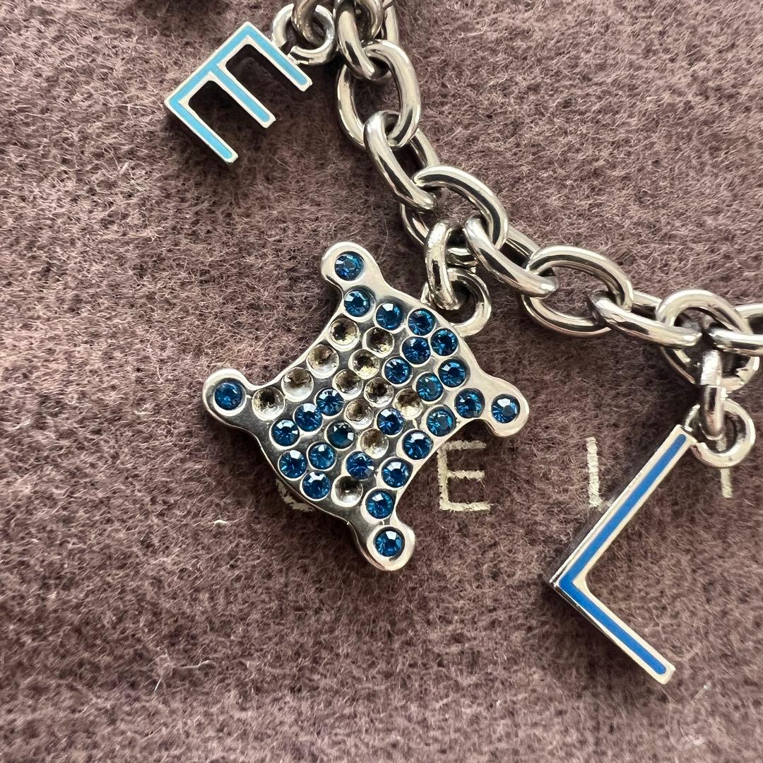 激レア✨セリーヌ ブレスレット トリオンフ ラインストーン ロゴ シルバー