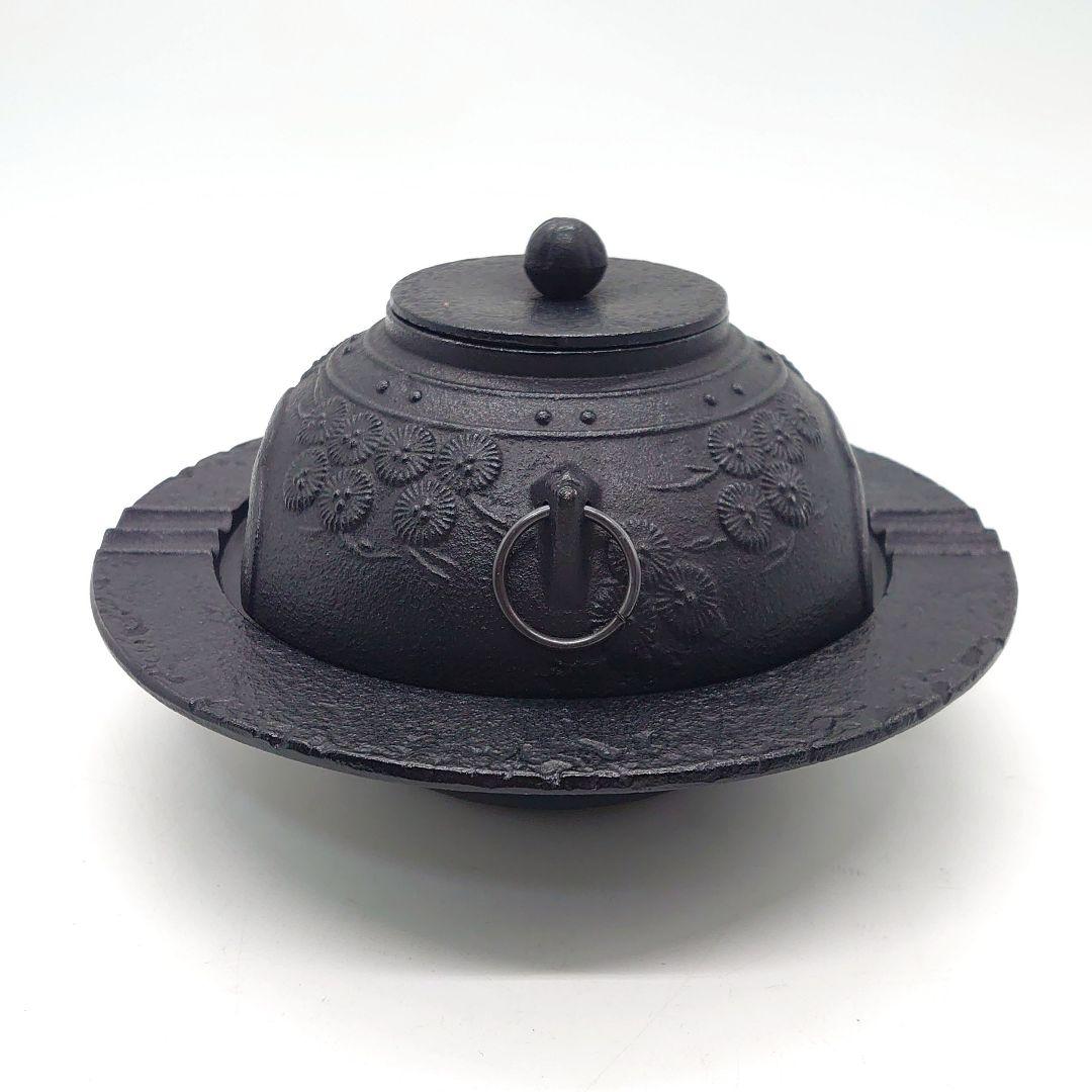 盛栄堂 南部鉄器の栞 茶釜 和風 置き型灰皿