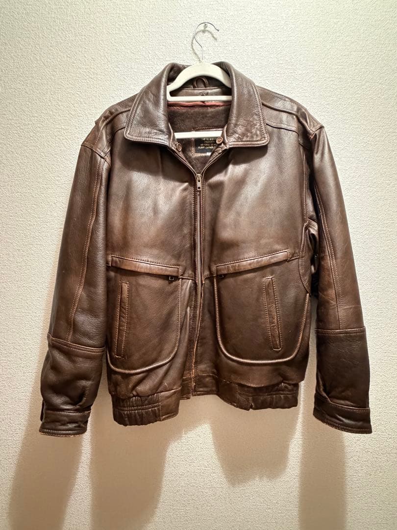 ［大きめ］美品　US.ARMY TYPE k-1 フライトジャケット　ブラウン