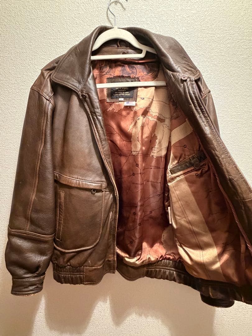 ［大きめ］美品　US.ARMY TYPE k-1 フライトジャケット　ブラウン