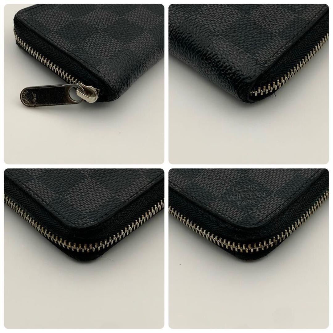 鑑定済み ルイヴィトン ジッピーパース 財布 ケース コンパクト 黒