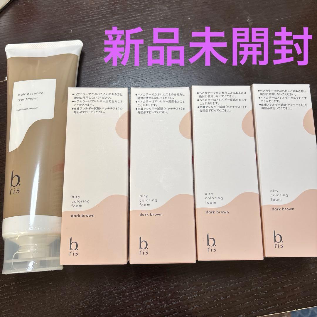 新品未開封ビーリス エアリーカラーリングフォーム ダークブラウントリートメント