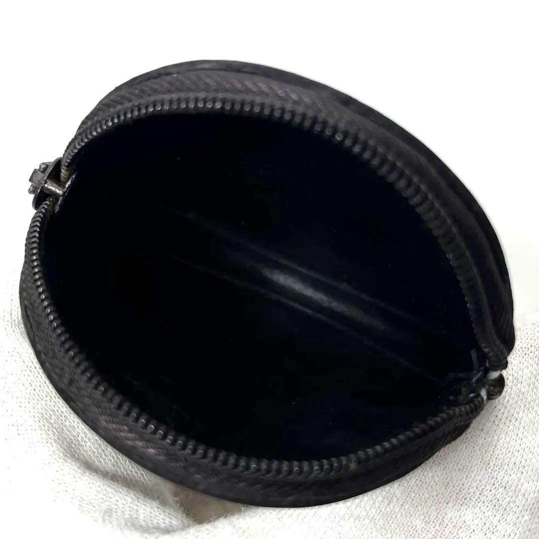 ロエベ　LOEWE 小銭入れ　ケース　シボ革　ブラック　財布　ウォレット