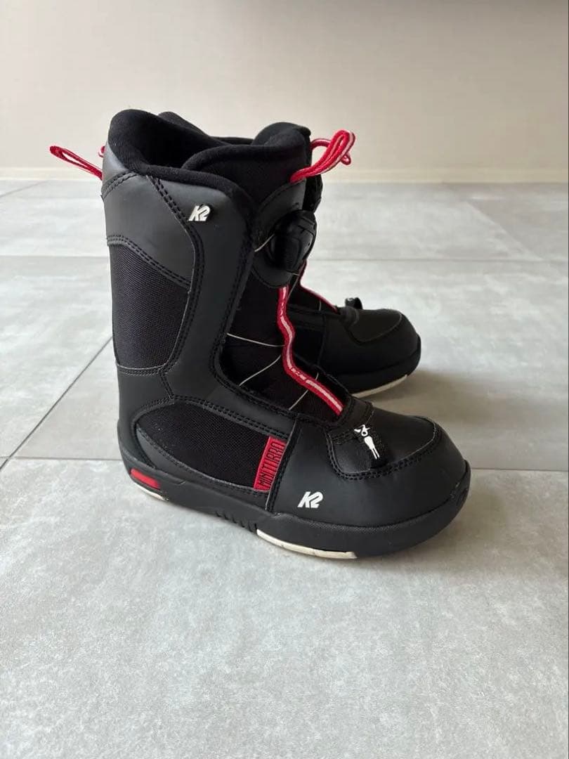 美品　K2 子ども用スノーボードブーツ ブラック　サイズ20