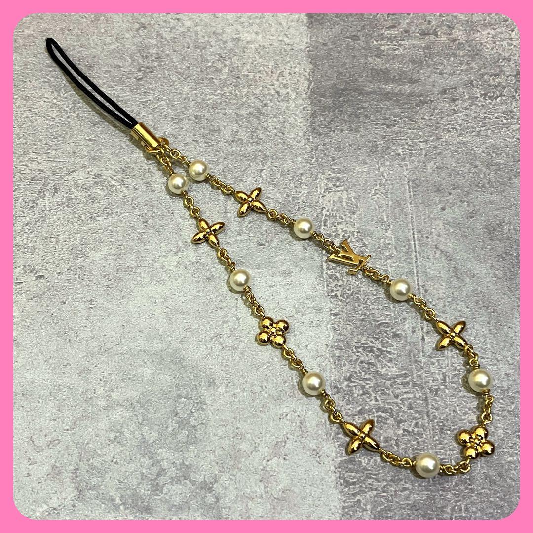 【箱付き】 ルイヴィトン フォーンチャーム・ルイザ M01801