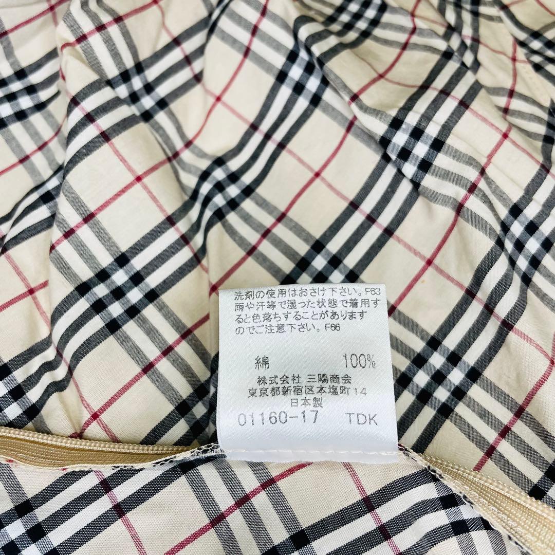 バーバリーブルーレーベル ノースリーブ タートルネック ノバチェック