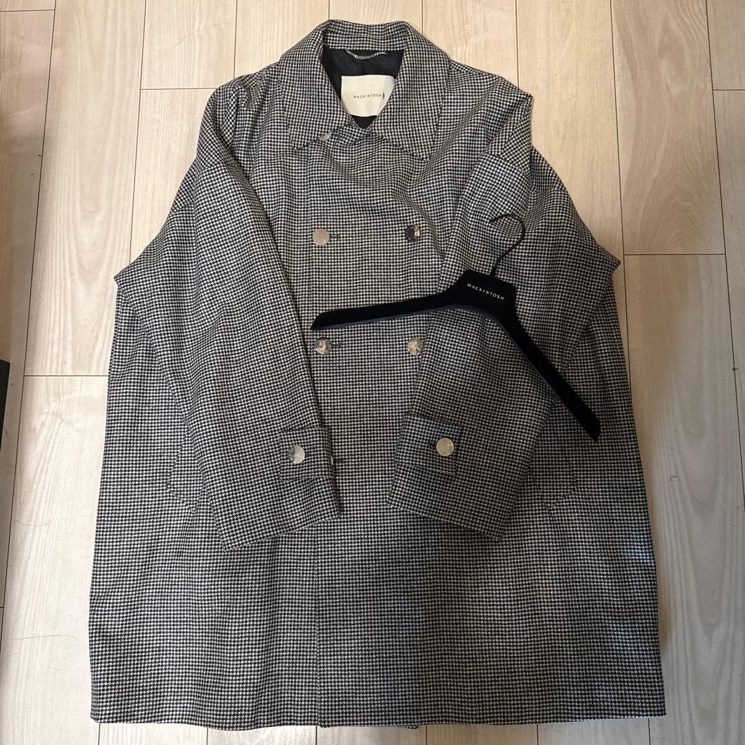 マッキントッシュEDIFICE別注ハンビーダブルハウンドトゥース