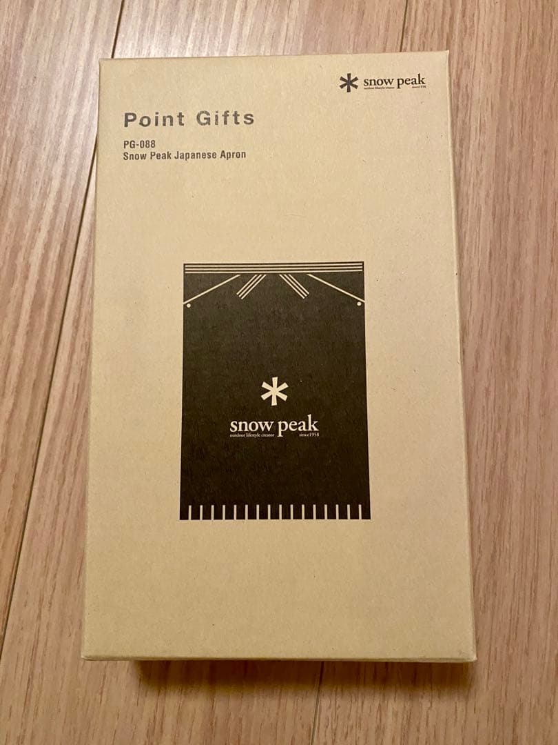 【非売品】スノーピーク前掛け（箱あり） キャンプ  Peak 料理