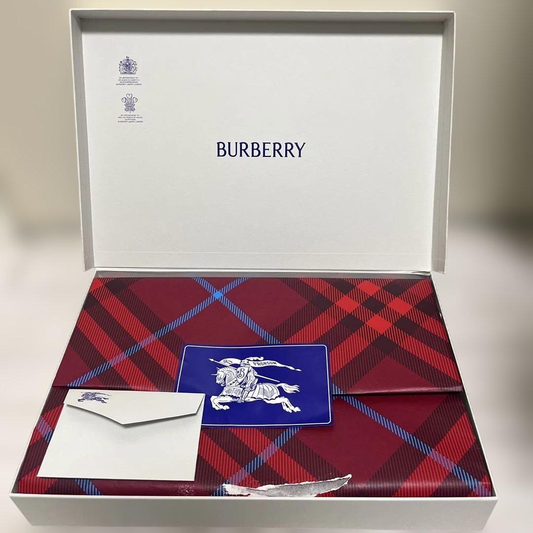 BURBERRY チェック柄マフラー ホワイト ベージュ