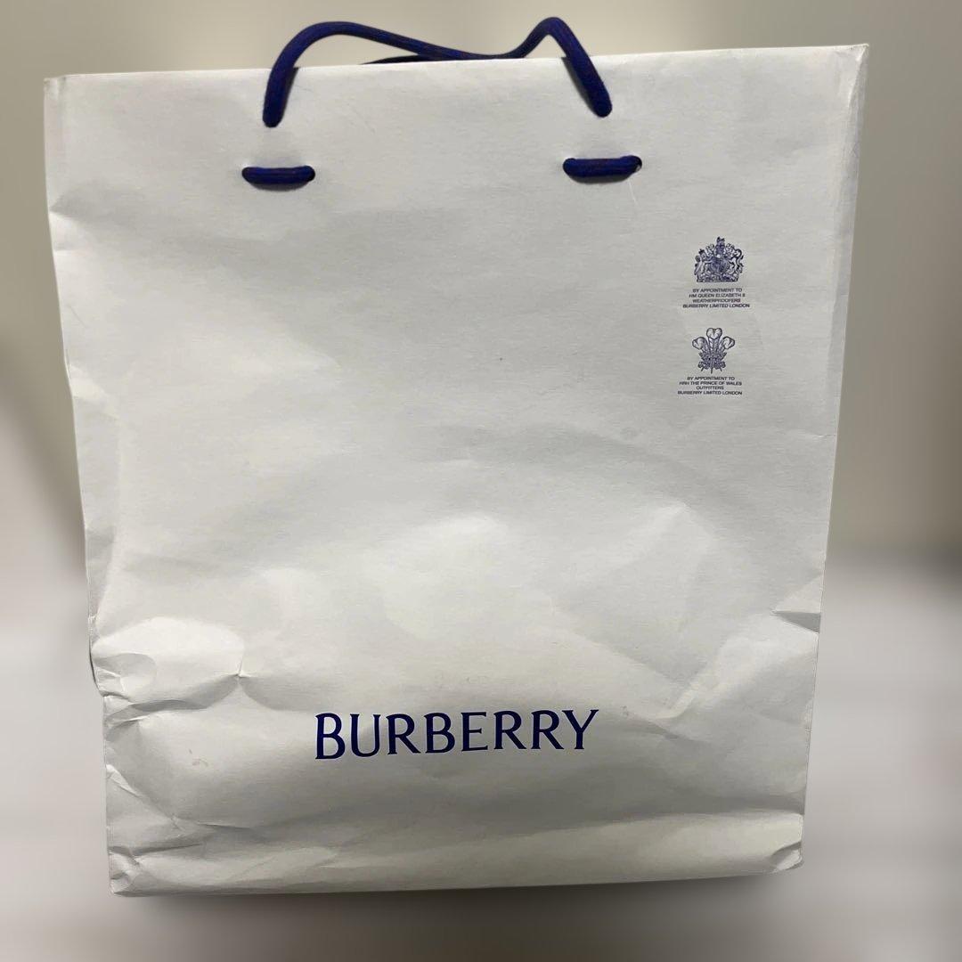 BURBERRY チェック柄マフラー ホワイト ベージュ