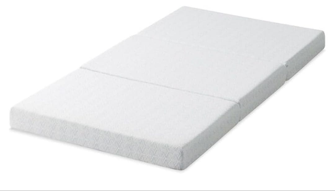 ZINUS 三つ折り 低反発 マットレス シングル 厚さ 8cm