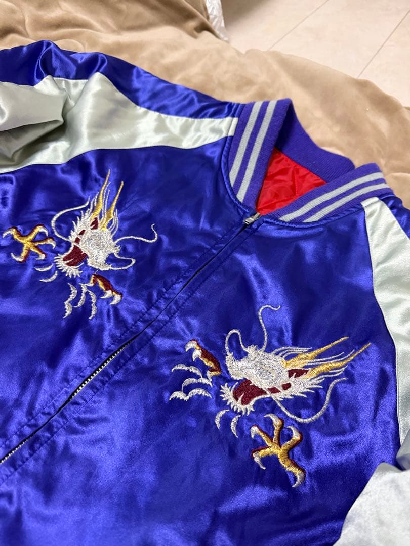 日本製 美品 hoshihime 鷲龍 限定 スカジャン vintage サテン