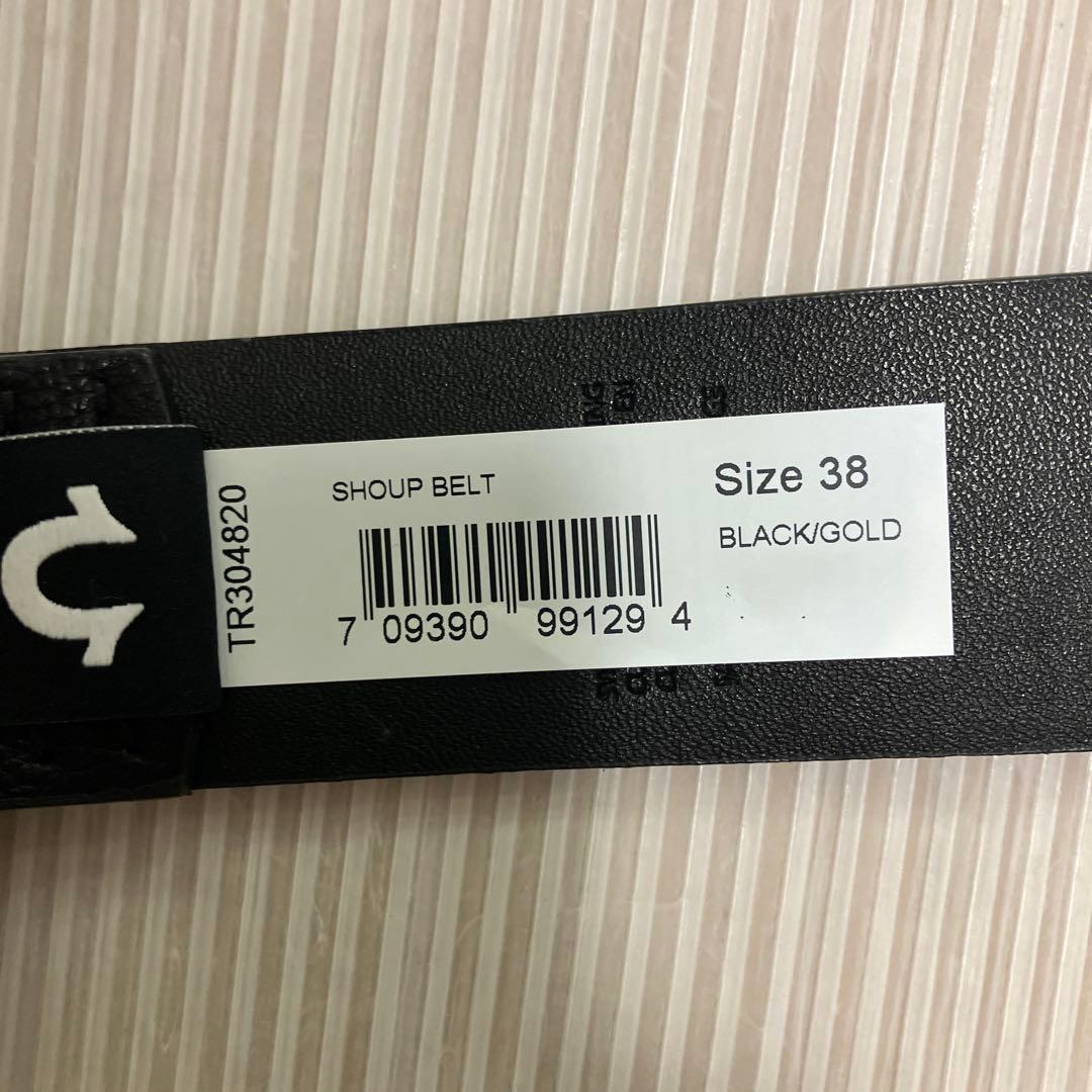 送料無料 新品 TRUE RELIGION ロゴ バックルベルト 38