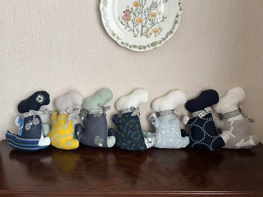 ミナペルホネン　うさぎ　ぬいぐるみ　ハンドメイド　ライトベリー　choucho