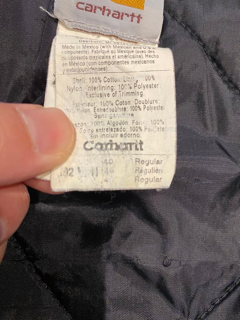 希少短丈シルエット　カーハート　carhartt トラディショナルジャケット