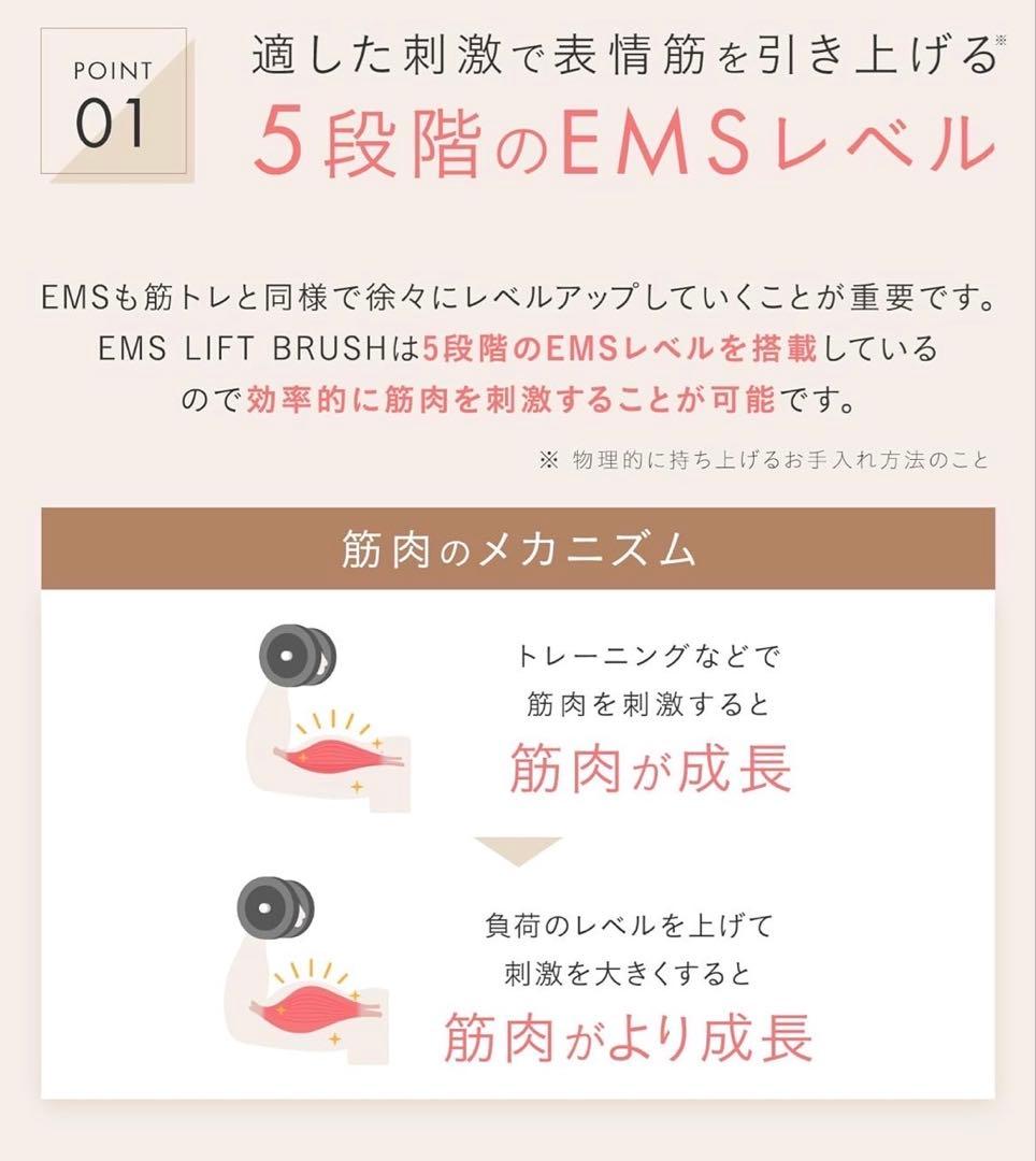 新品未開封 サロニア EMS リフトブラシ 電気ブラシ