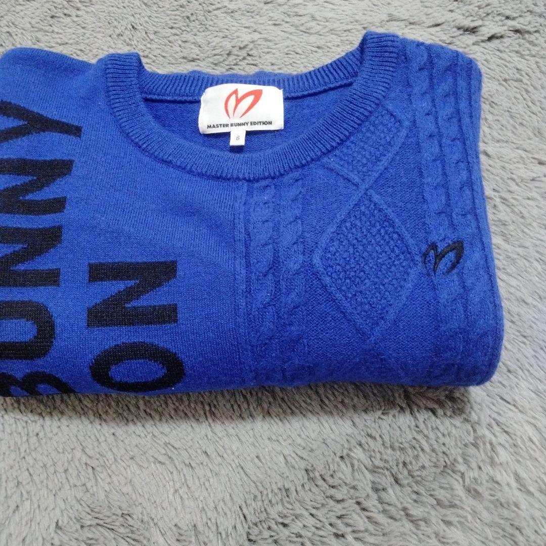 マスターバニー☆クルー*ニット☆LL メンズ　ゴルフ/スポーツ
