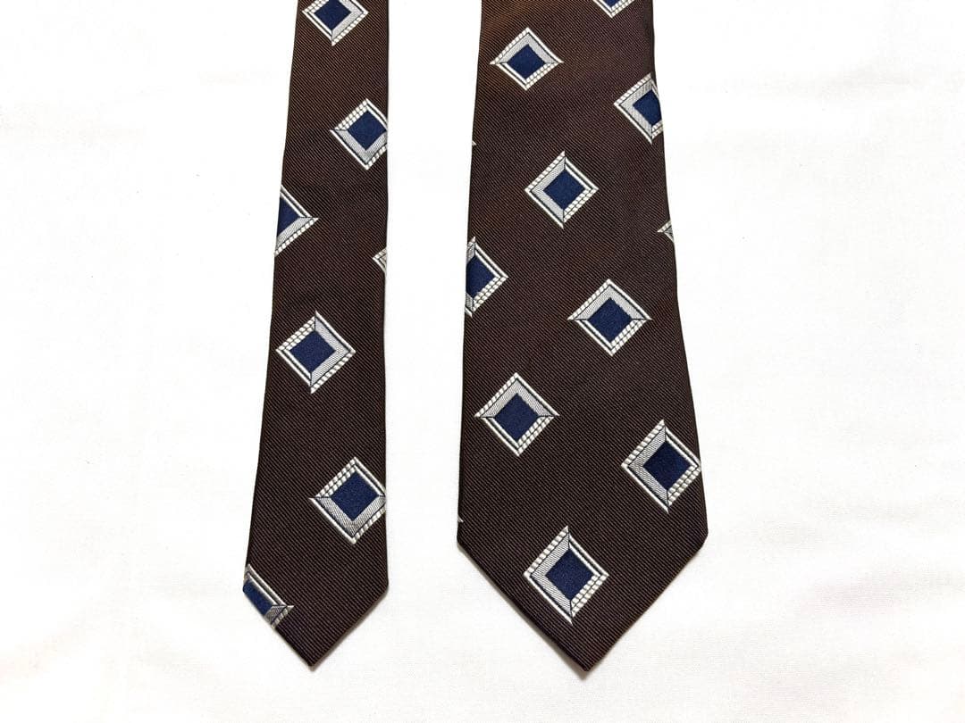 【美品】Holliday & Brown × BEAMS F ネクタイ ブラウン
