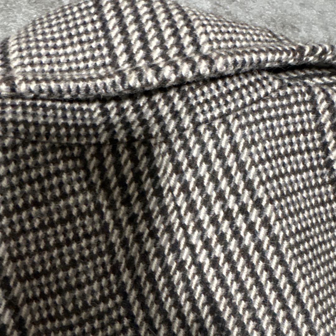 【美品】ジャーナルスタンダードレリュームダブルカラーチェックコートオーバーサイズ