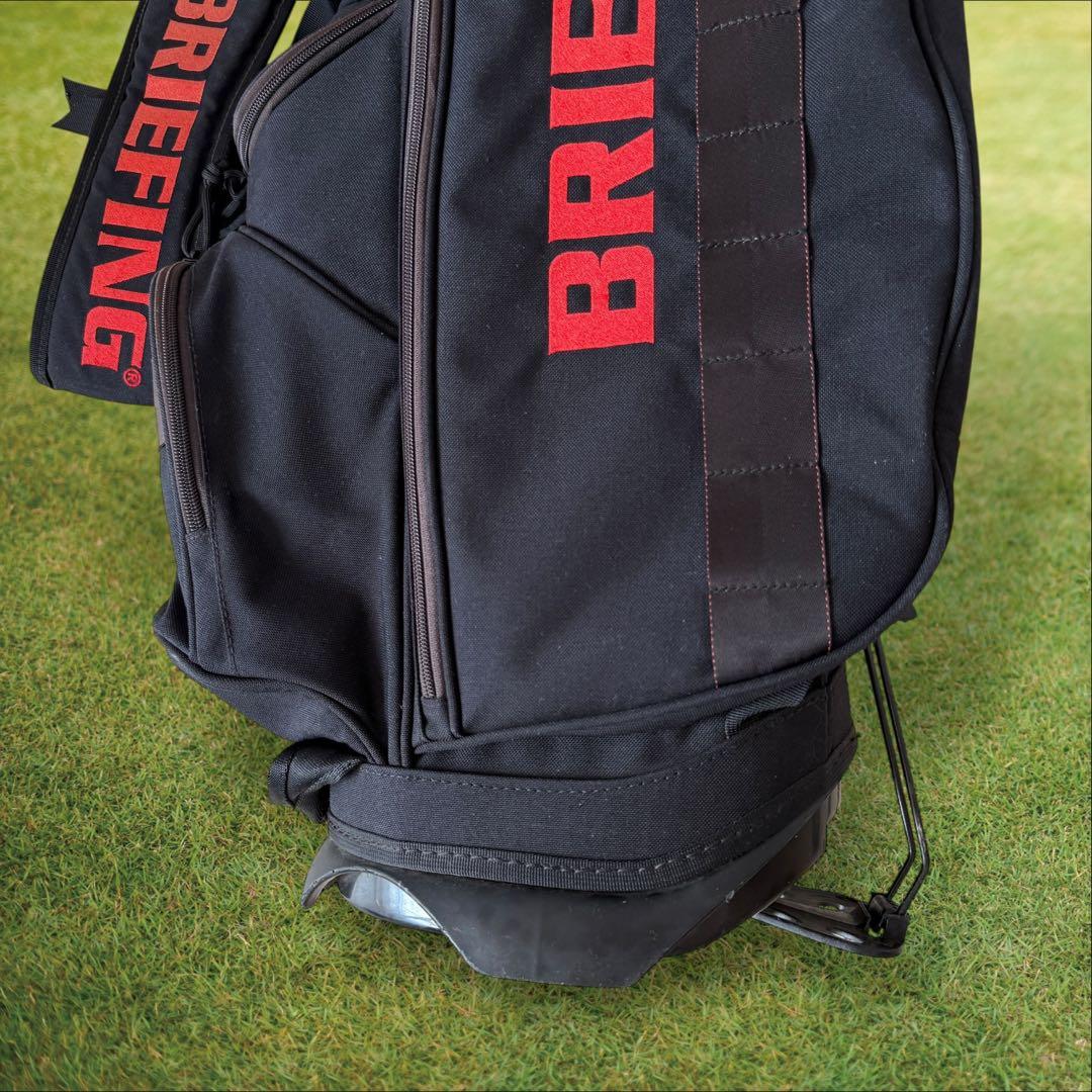 ブリーフィング キャディバッグ スタンド式　黒　ブラック 軽量　CR-4 ゴルフ