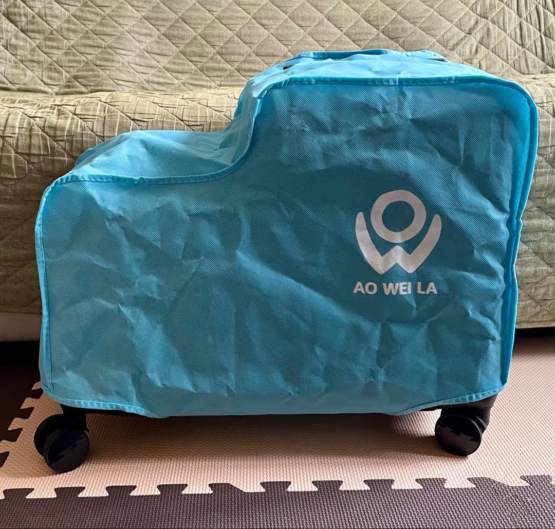 キッズトラベルmini ブラック ノリッコ　子どもが乗れるキャリーケース