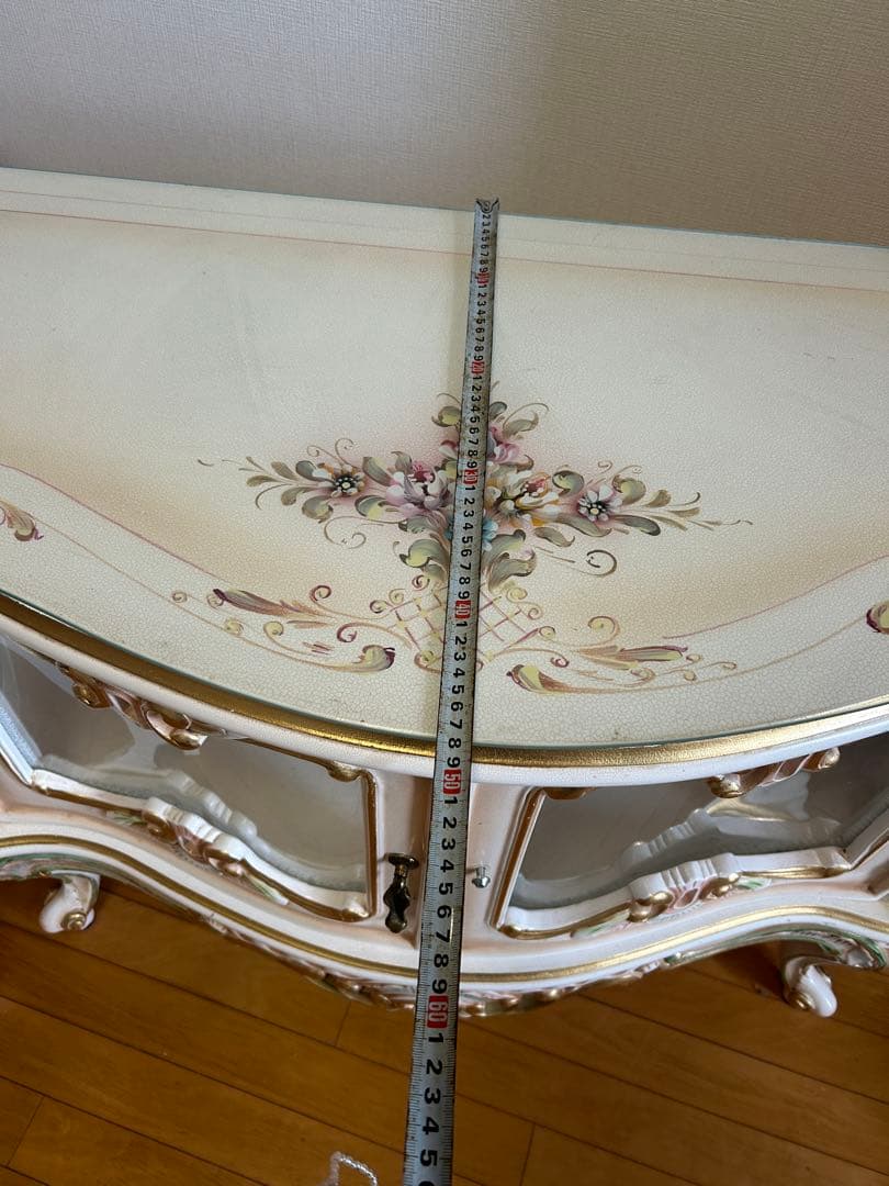 ロココ調キャビネット　他出品の鏡とセットでお使いください