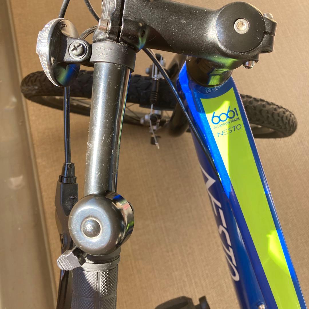 【美品.吹田市引取限定】NESTOキッズ子供自転車　24インチ7段変速Vブレーキ