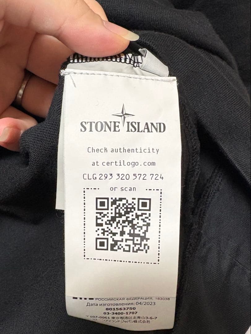STONE  厚手 ロンT 長袖カットソー