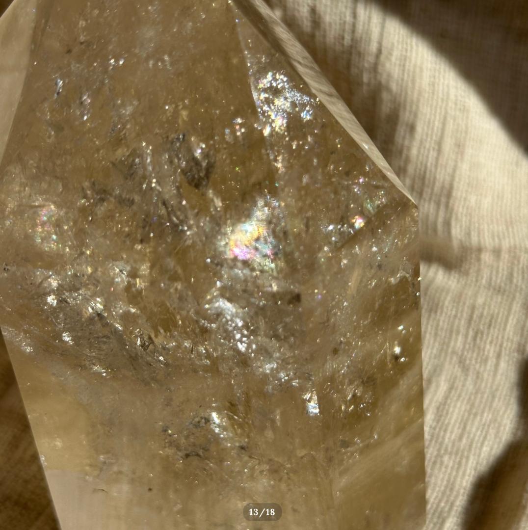 1.9kg 非加熱【シトリン】 天然 シトリン BIG ポイント ブラジル産