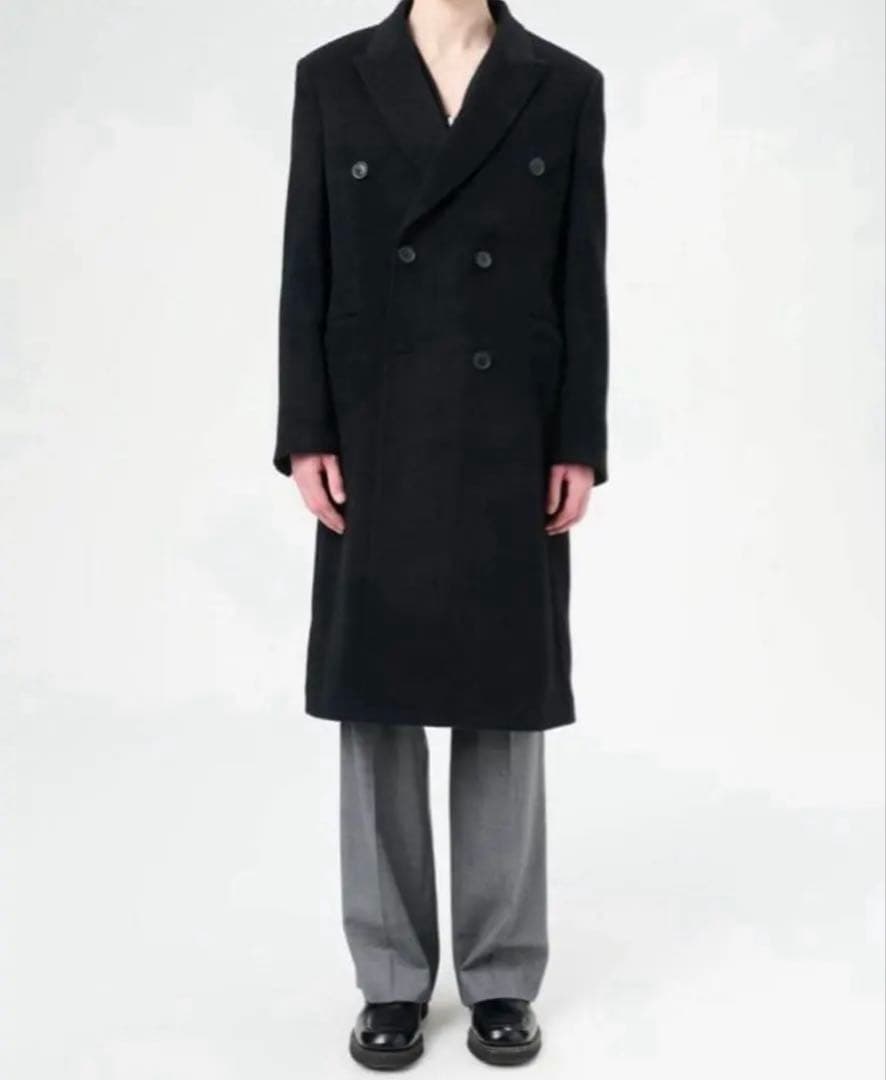 ※限定値下中 vintage black double long coat