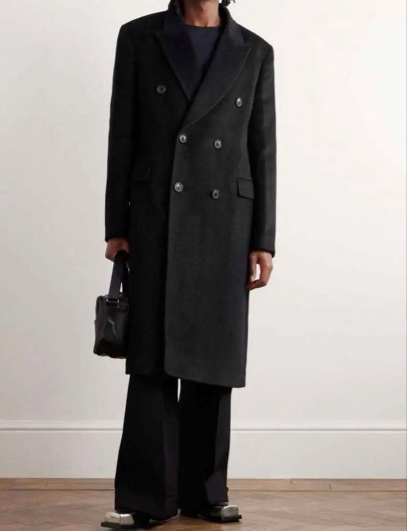※限定値下中 vintage black double long coat
