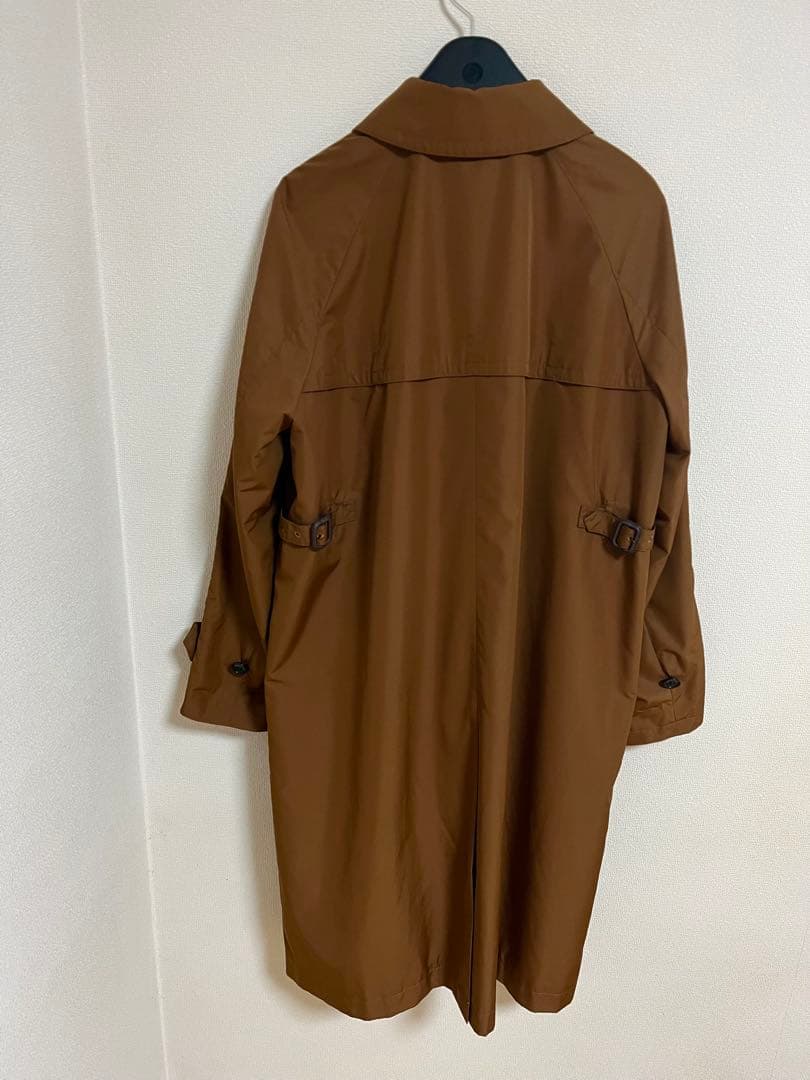 【Aquascutum美品】SORELAタフタ ステンカラーコート／レインコート