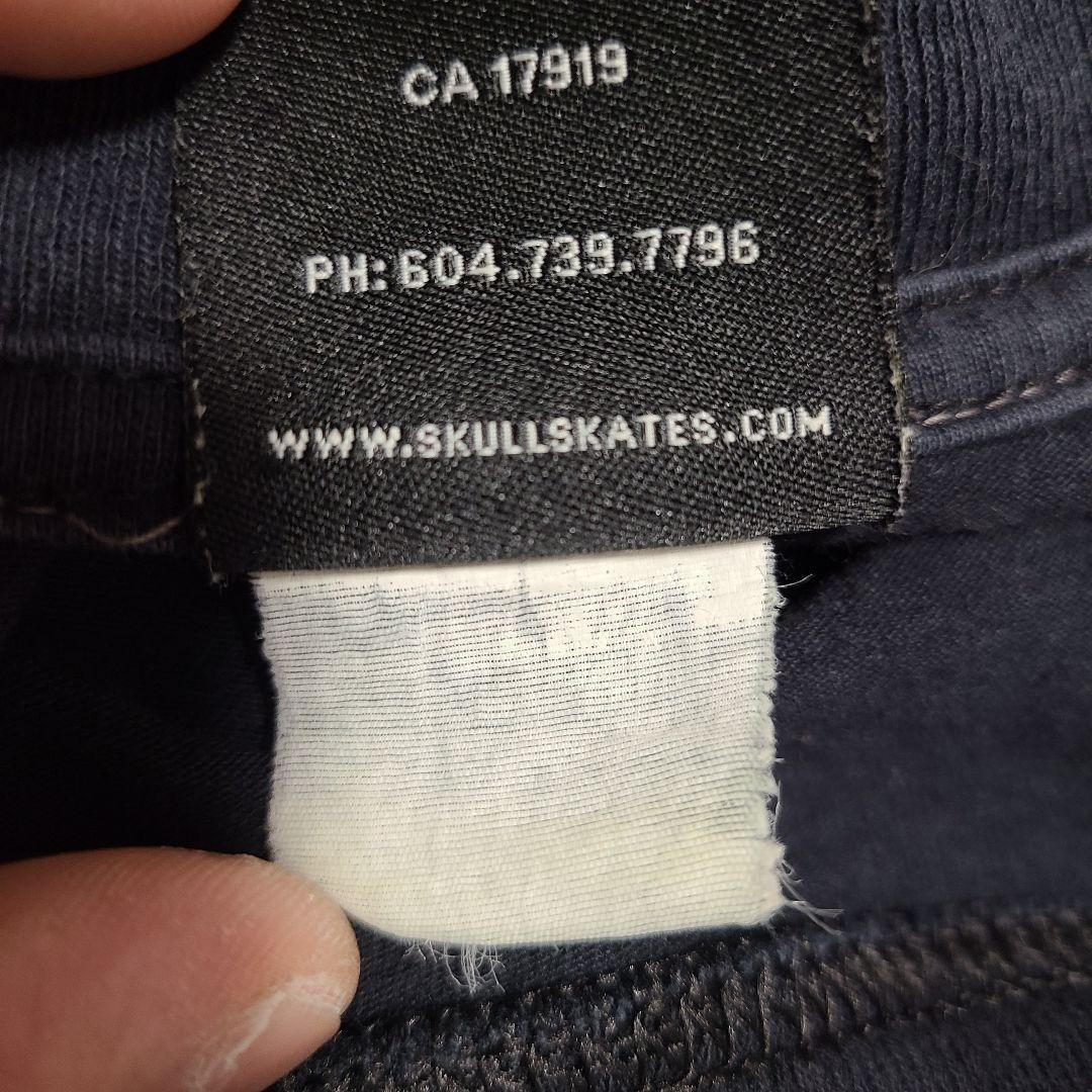 【レア‼️】SKULL SKATES×スカルスケーツ×ファイヤーパターン×ロンT