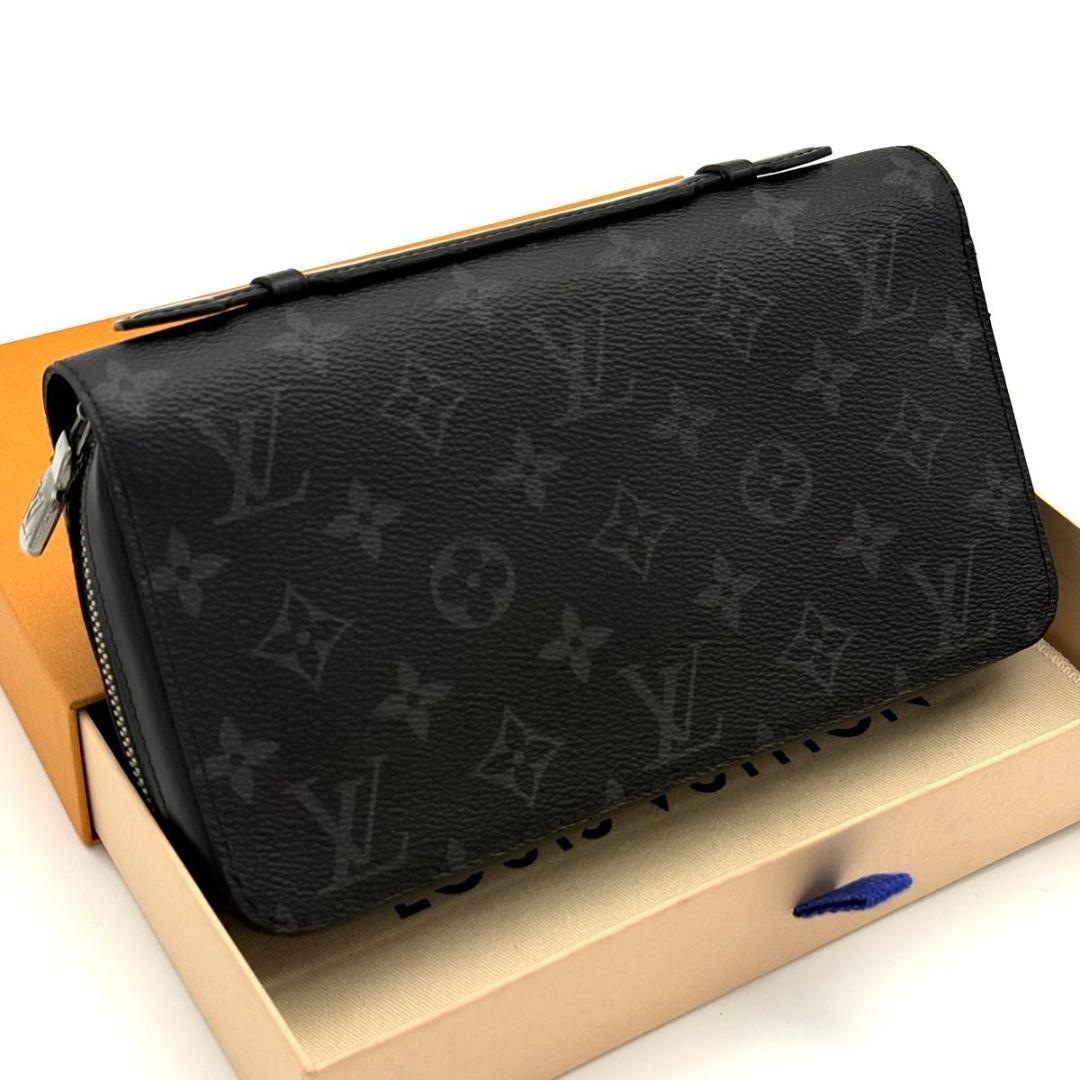 【最高級美品】ルイヴィトン モノグラム エクリプス ジッピーXL メンズ