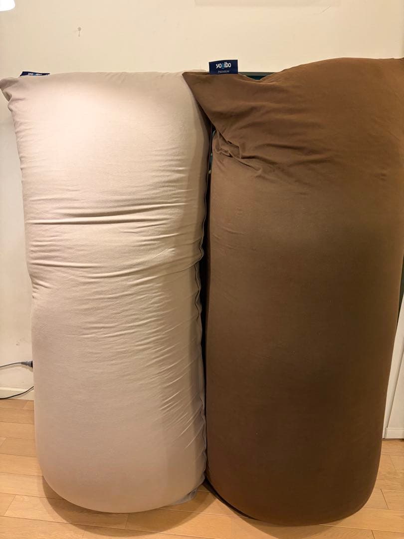 美品、人気のヨギボーマックスプレミアム　ライトグレー➕替え1枚【直接取引可】