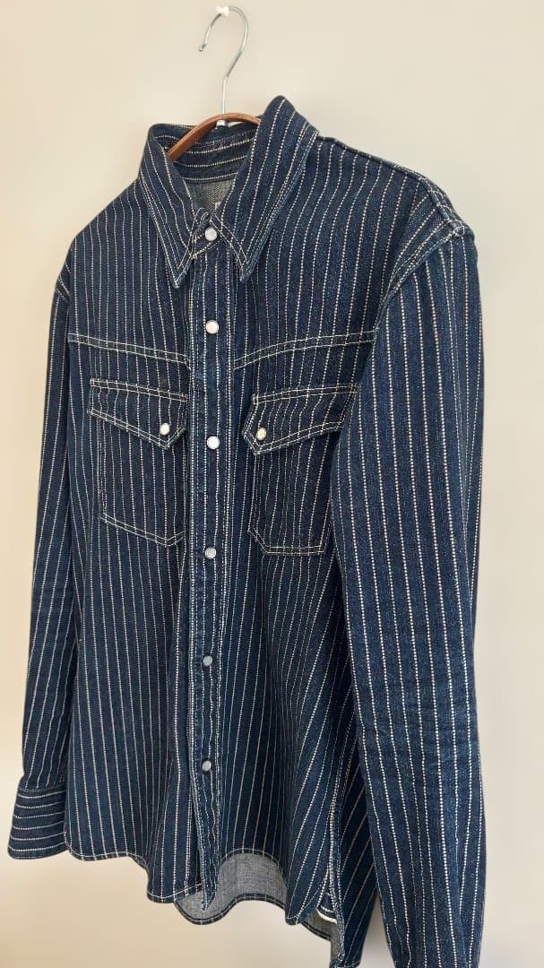 フラットヘッド 7008W ウォバッシュ ウエスタン シャツ 40