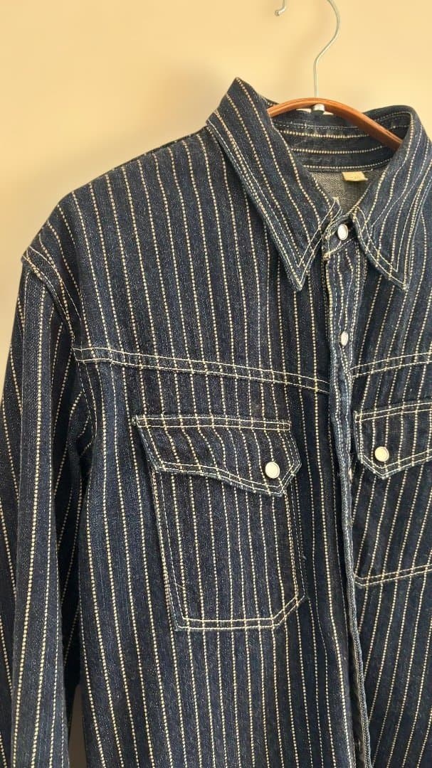 フラットヘッド 7008W ウォバッシュ ウエスタン シャツ 40