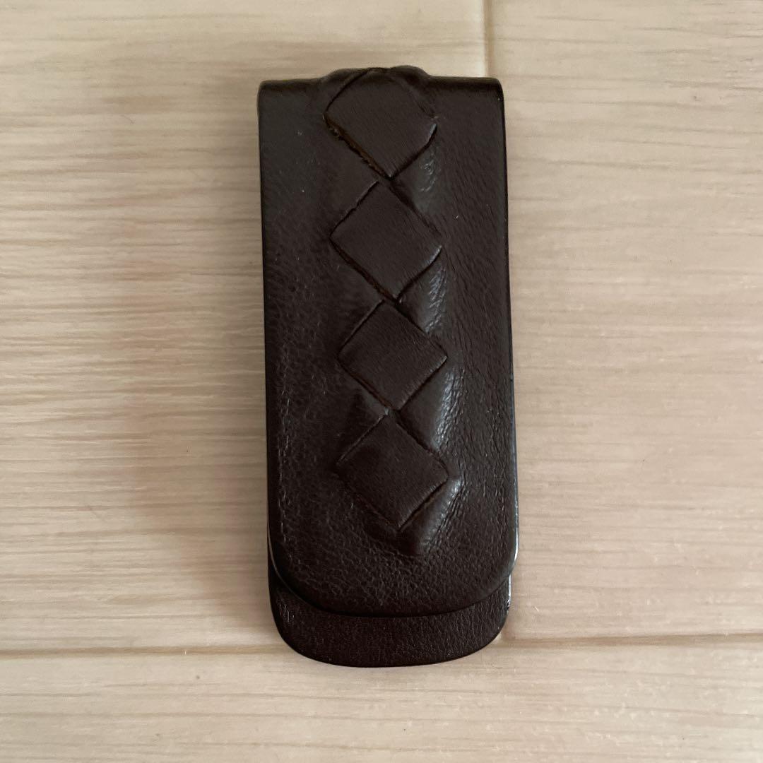 さらに値下げしました　ボッテガ　マネークリップ(茶)