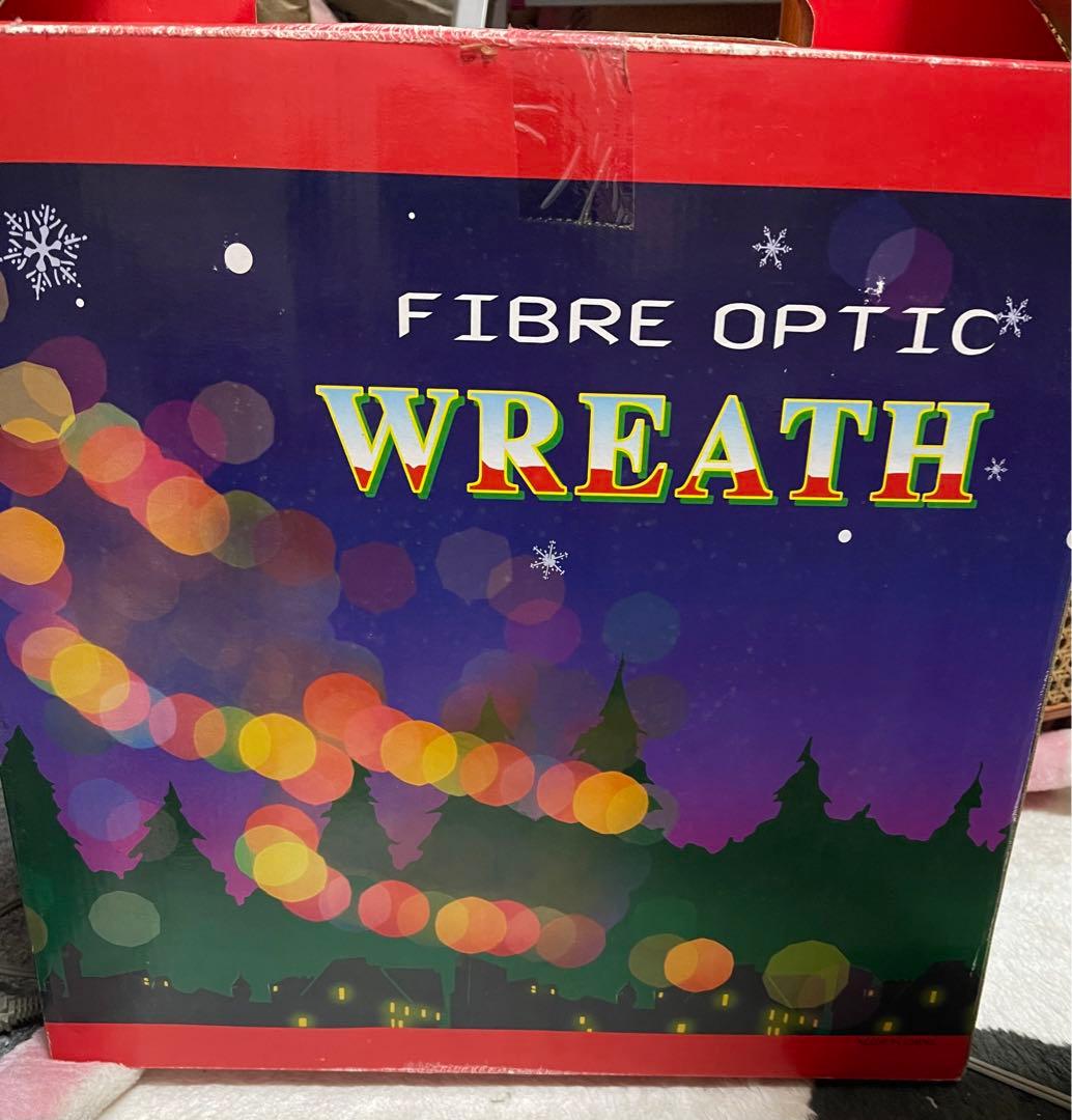 ファイバー　クリスマス　リース