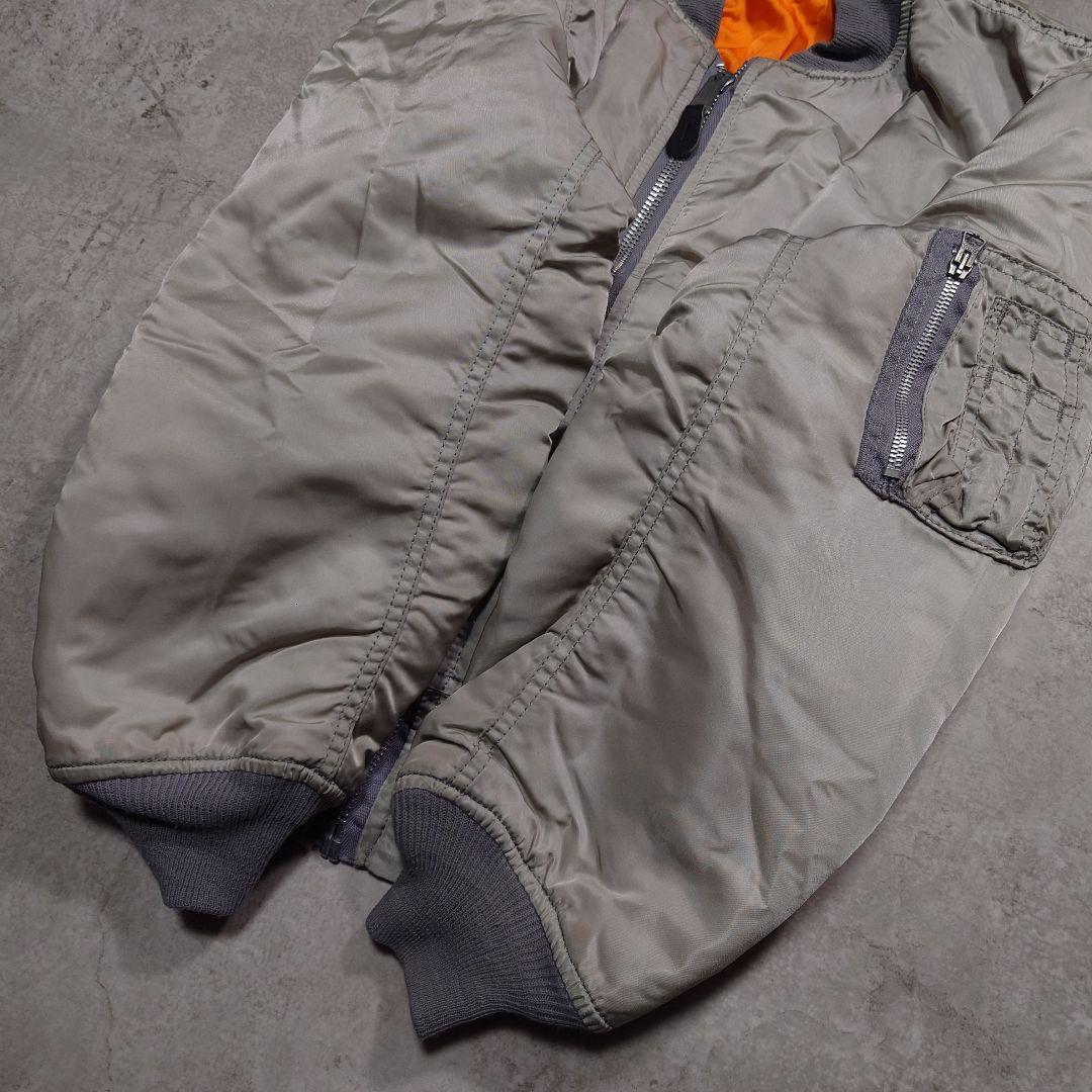 80s 90s ALPHA INDUSTRIES MA-1 USA製 L